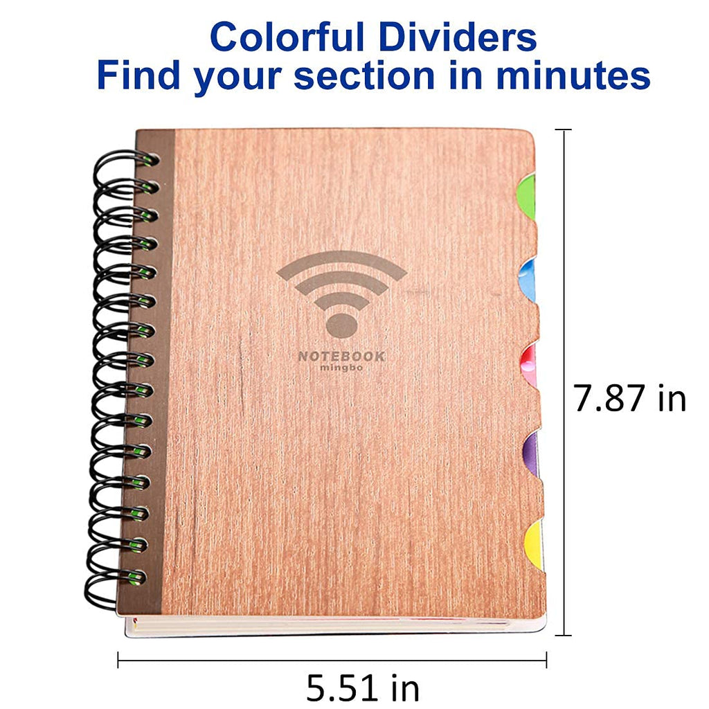 Divided Notes Business Spiral Notebook Bound Notebook Diary Sketchbook Pattern Random - 11217