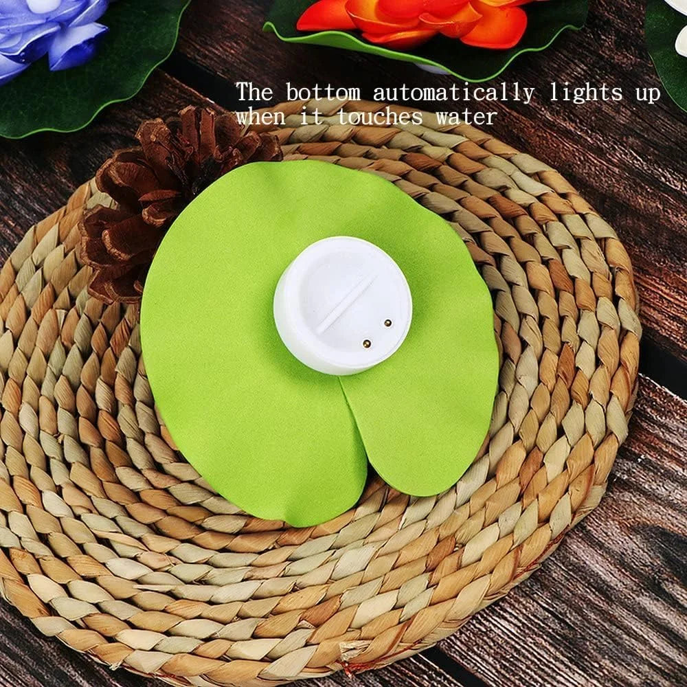 (6 pcs) Smokeless Lotus Flowers Sensor Led Candles - 3015