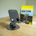 360° Desktop Mobile Holder | Foldable Adjustable Phone Stand | Anti-Skid Base | Alloy Metal Body - 20436