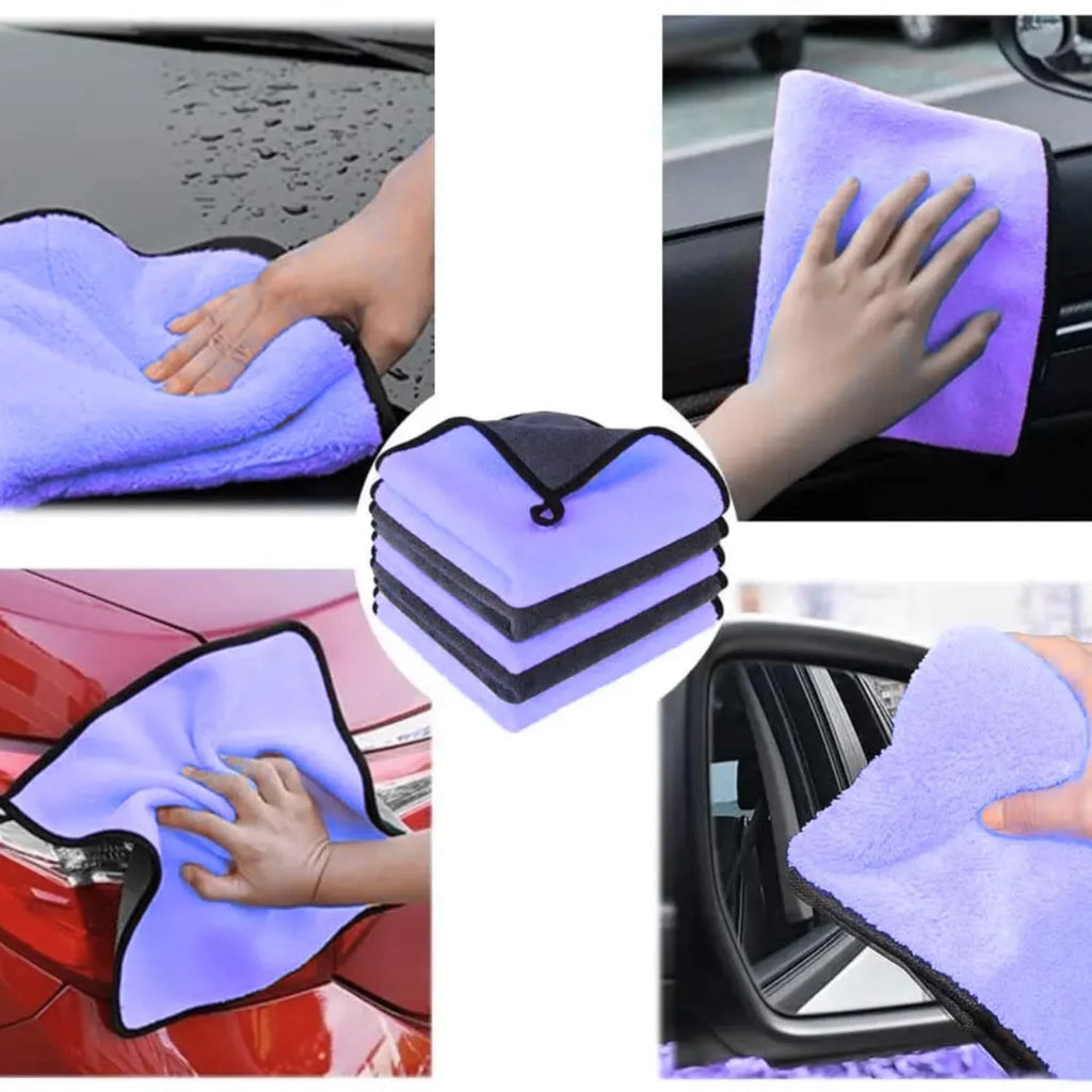 Microfibre multipurpose towel for home & car use {Multicolor}- 40×40 - 11302