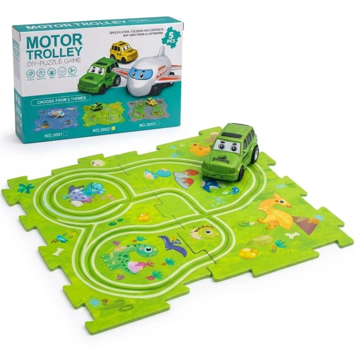 Track Cars for Children DIY Puzzle Track DIY Route Game Educational Toy Gift Games - 11329