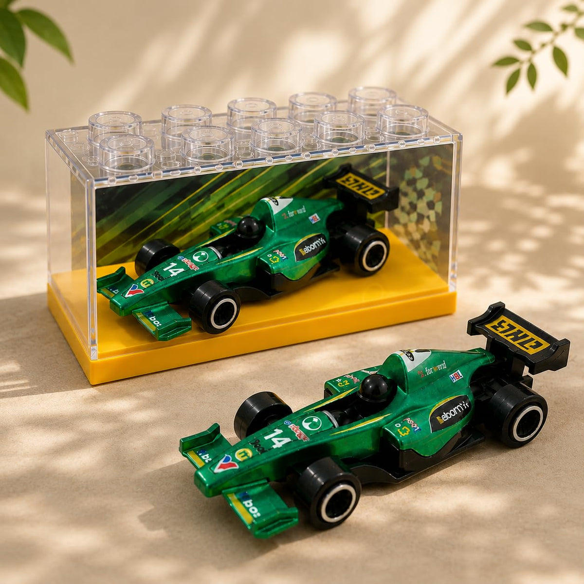 Premium Die Cast Toy Racing Car for Kids, Formula Style Alloy Metal Model with Realistic Open Wheel Design, Gift for Boys and Car Collectors - 64222