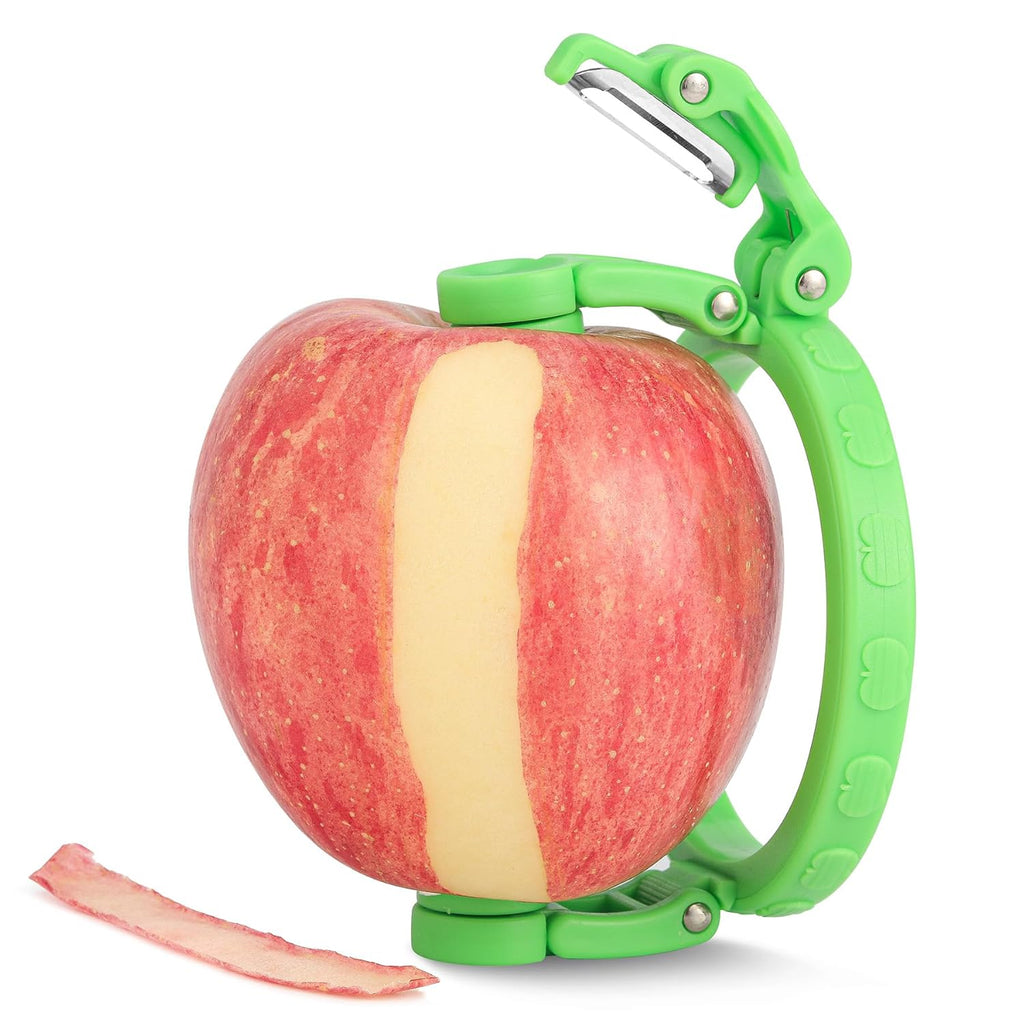 Handheld Apple Peeler for Apple Pear Manual Rotating Apple Pear Peeler Zester Kitchen Gadget Apple Peeling Hand Rotation Fruit Spiralizer Peeler Machine Gift Ideas - 20528