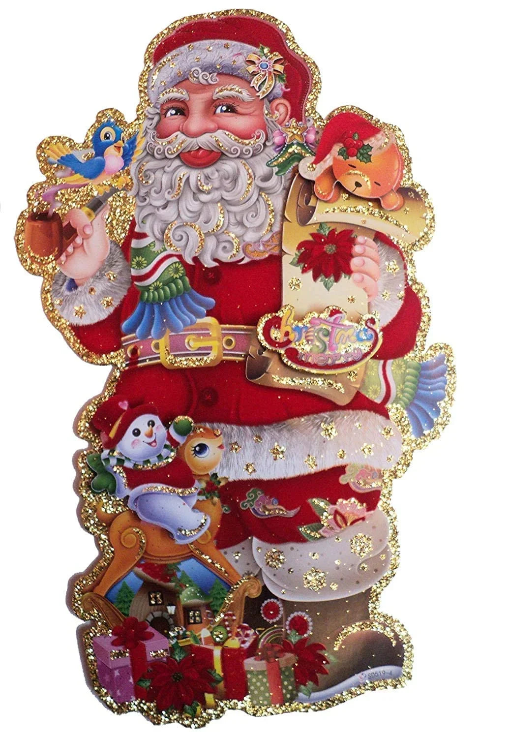 Christmas Decoration Wall Stickers Random - 10046