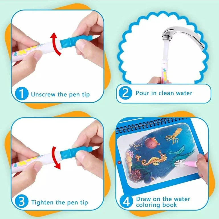GK-011 Magic Water Book for Kids