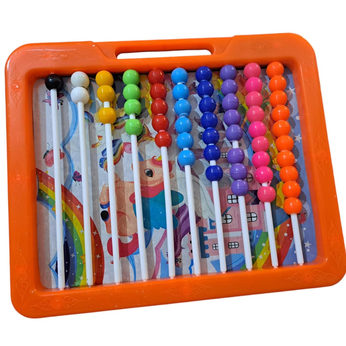 NiL Game Phactory 2-in-1 Educational Slate for Kids | Double Sided Writing Board with Duster | Fun Learning, Counting & Scribbling, Count & Learn with Fun for Kids Toy - 21351