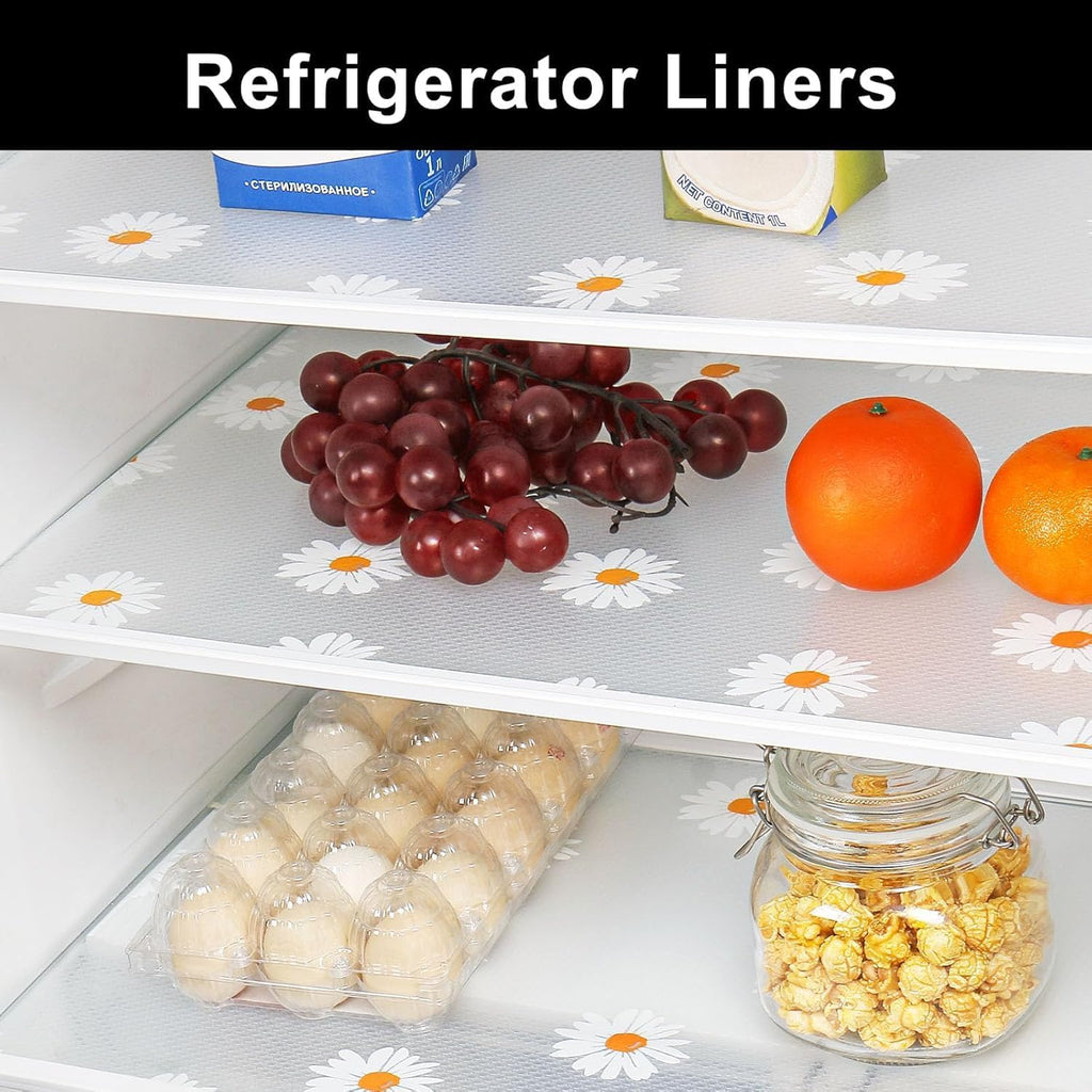 Anti-Slip Drawer & Shelf Mat Roll | Non-Slip Kitchen Cabinet Liner | Waterproof, Washable, Multipurpose Fridge/Drawer/Closet Mat {Random Design} - 20557