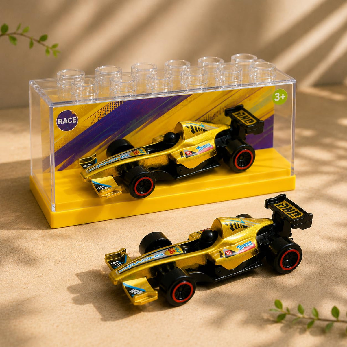 Premium Die Cast Toy Racing Car for Kids, Formula Style Alloy Metal Model with Realistic Open Wheel Design, Gift for Boys and Car Collectors - 64222