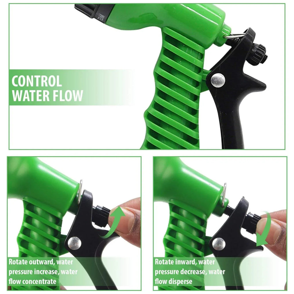 7 Mode High Pressure Water Spray Gun with Hose Nozzle for Gardening, Car Bike Washing & Watering Plants with Perfect Water Spray & Flow Control - 10335