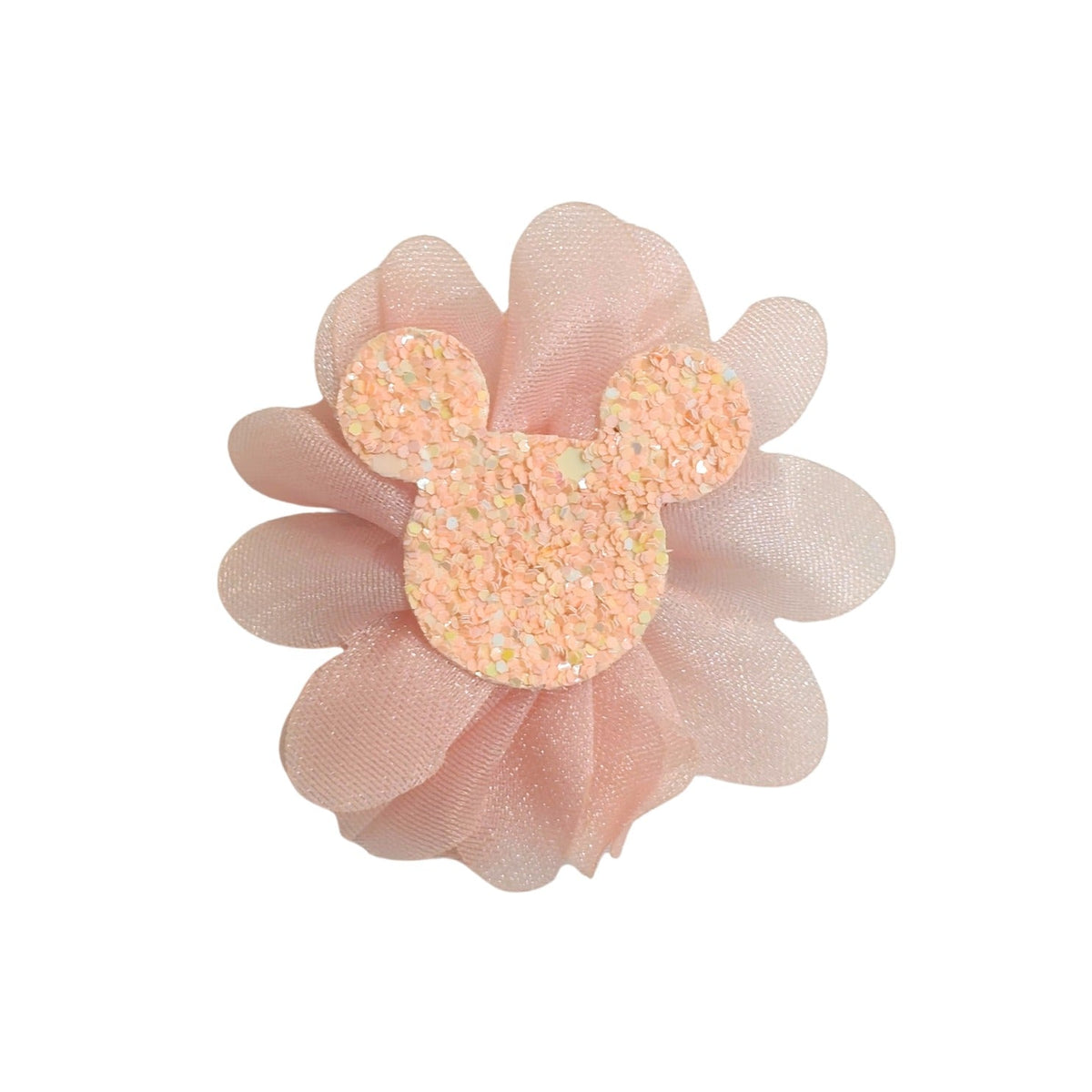 {Pack of 10} Baby Girl Hair Clips Soft Flower Bow Strechable Hair clip Suitable For Newborns, Infants, Toddlers and Kids - 20617