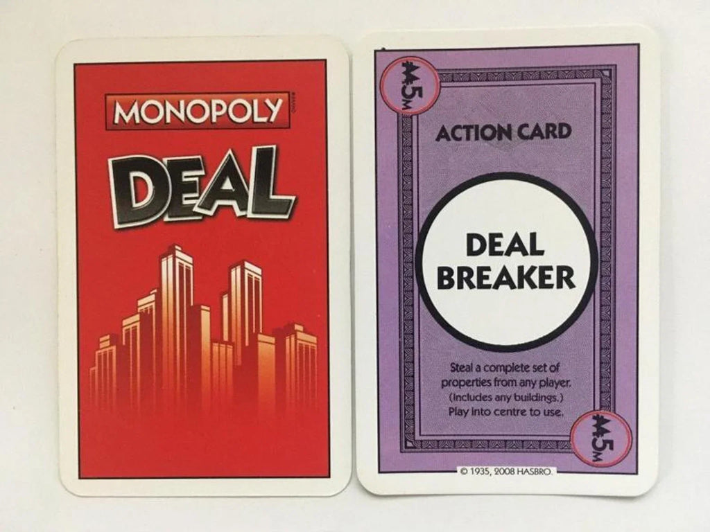 Deal Card Game for Kids and Family, Monopoly Playing Card Game, Travel Card Game - 5251