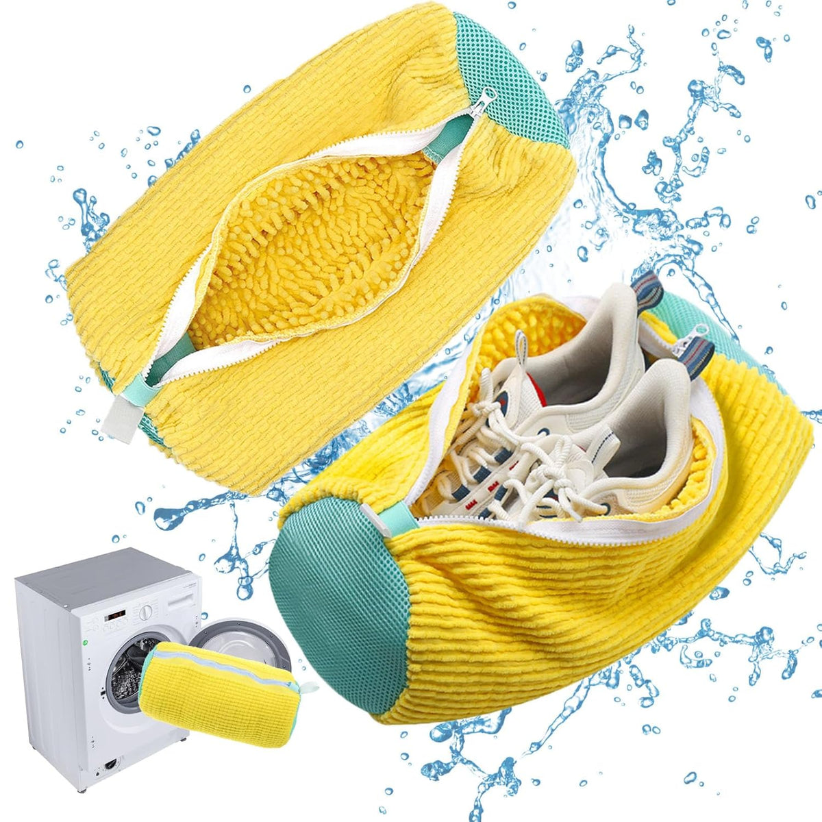 Shoe Washing Machine Bag, Laundry Shoe Bag for Washer and Dryer, Sneaker Bag for Washing Machine, for All Shoes Sizes and Types - 11203