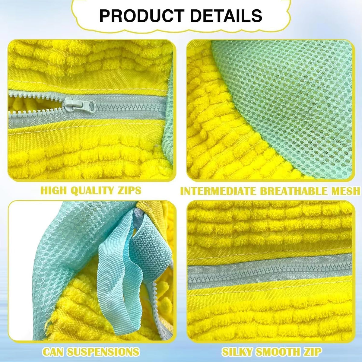 Shoe Washing Machine Bag, Laundry Shoe Bag for Washer and Dryer, Sneaker Bag for Washing Machine, for All Shoes Sizes and Types - 11203