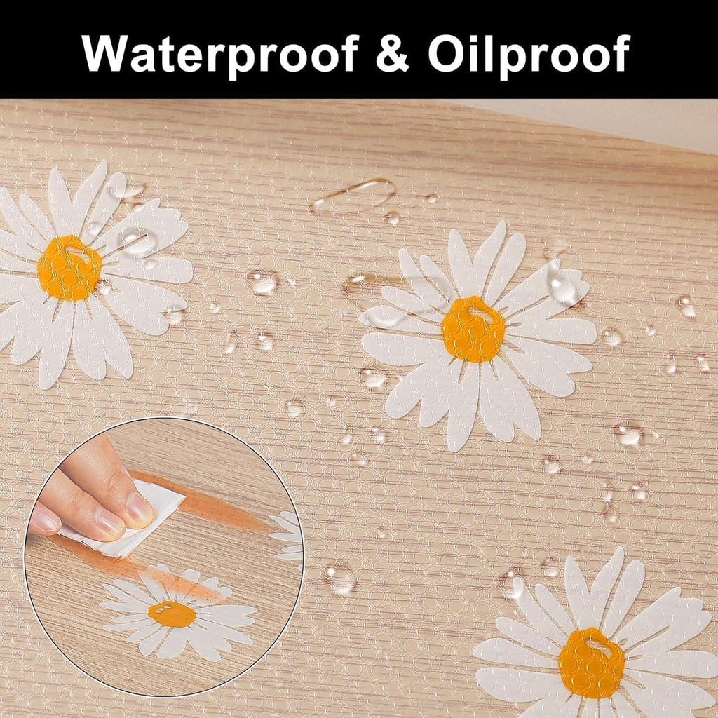 Anti-Slip Drawer & Shelf Mat Roll | Non-Slip Kitchen Cabinet Liner | Waterproof, Washable, Multipurpose Fridge/Drawer/Closet Mat {Random Design} - 20557