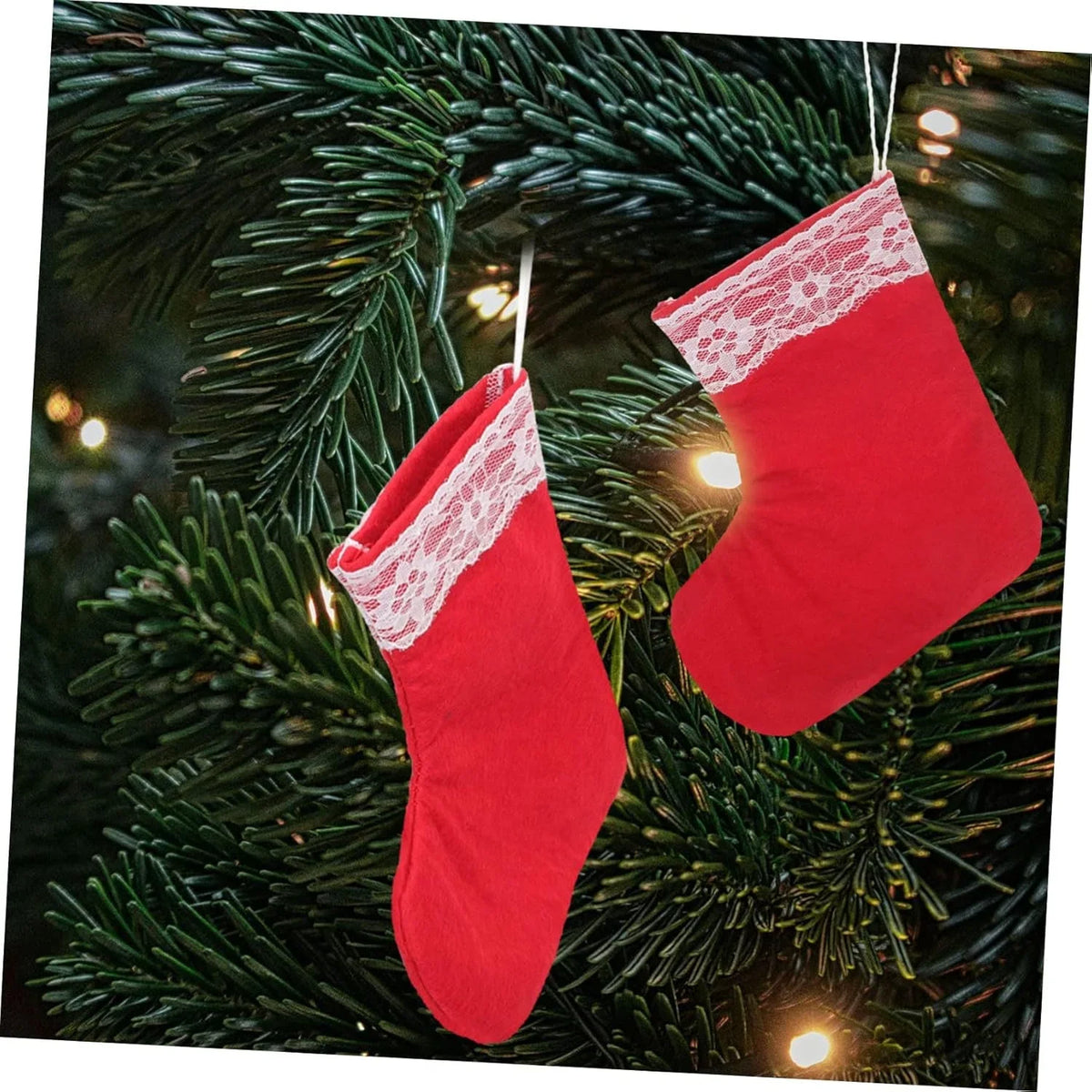 Christmas Socks Hanging Christmas Decoration 20 cm - 8074