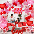 Happy Valentined Day Red and Pink Balloon Set - 10257