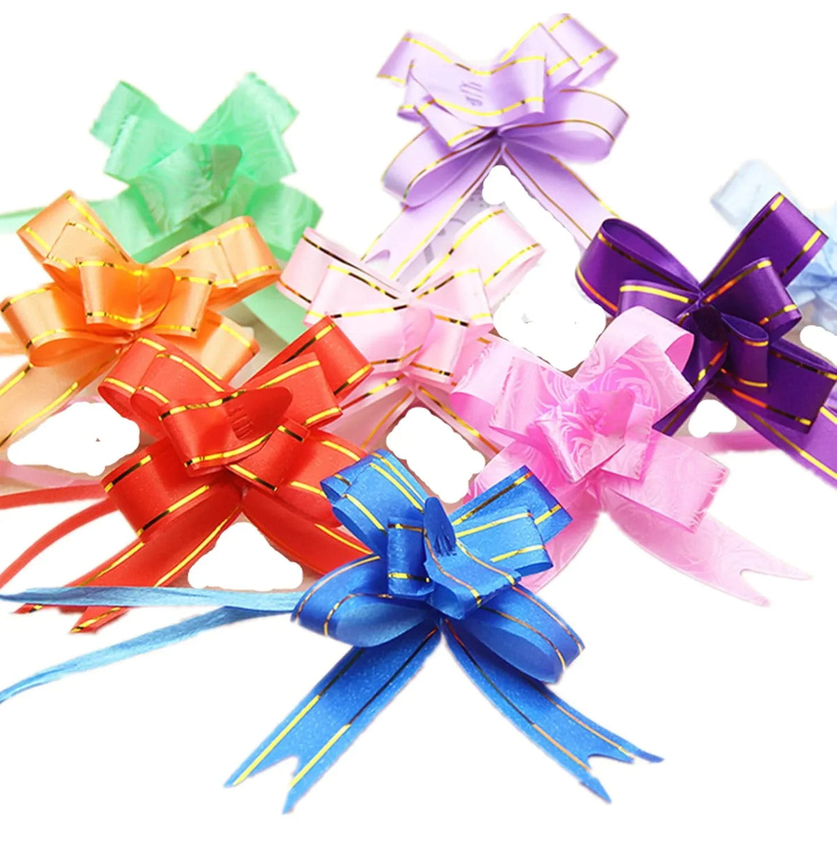 {1 Pack ,10pcs} Wrapping Bows, Pull Ribbon 18mm - 3062