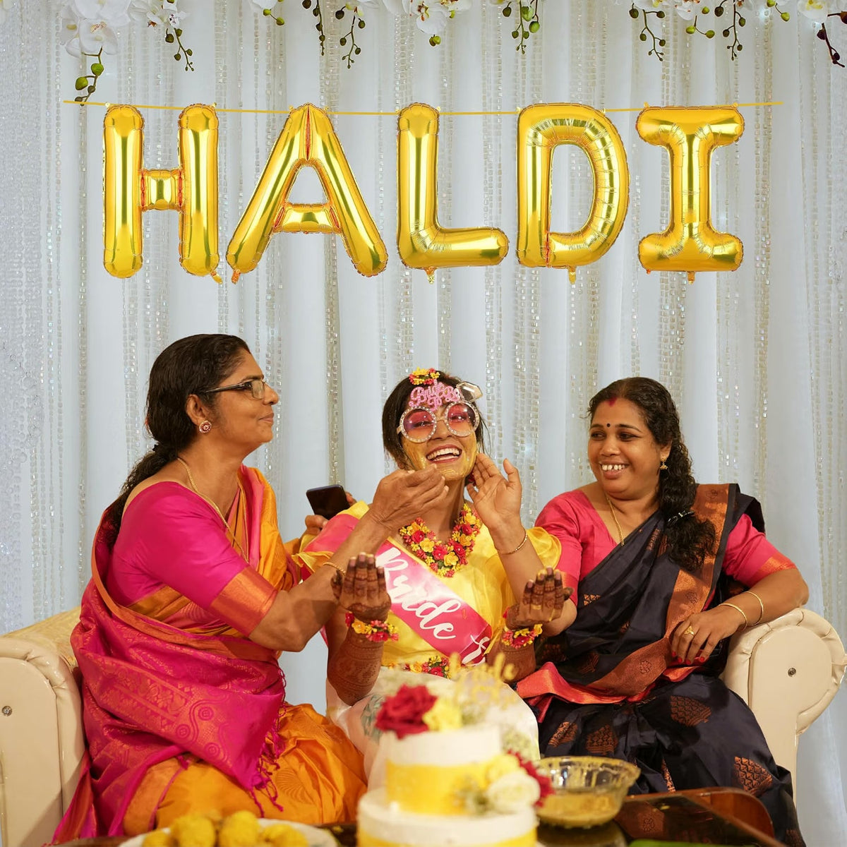 Haldi Foil Balloon Just Party Haldi Theme Foil Balloon - 21259