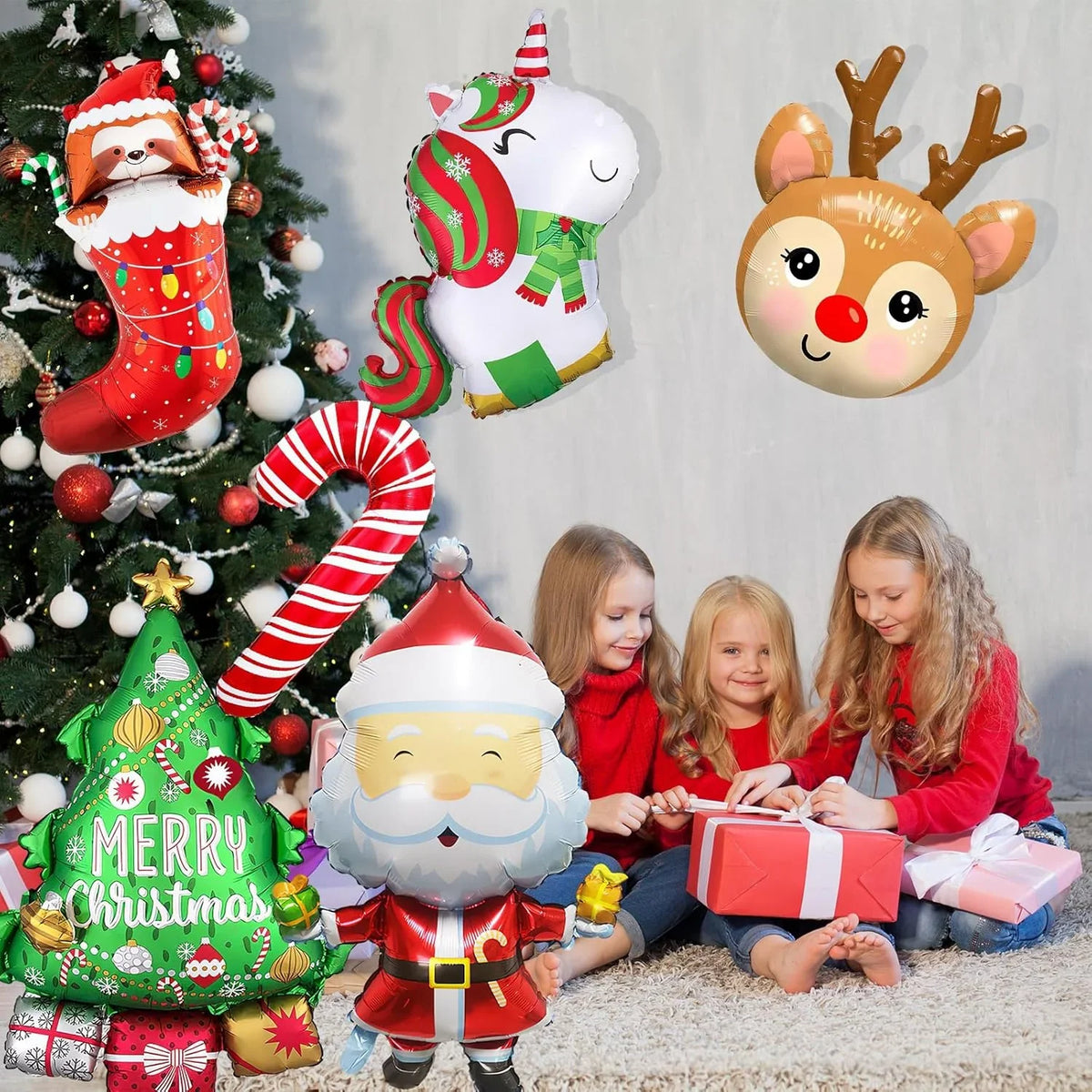 Decoration Foil Santa Balloons 48*81 cm - 8064