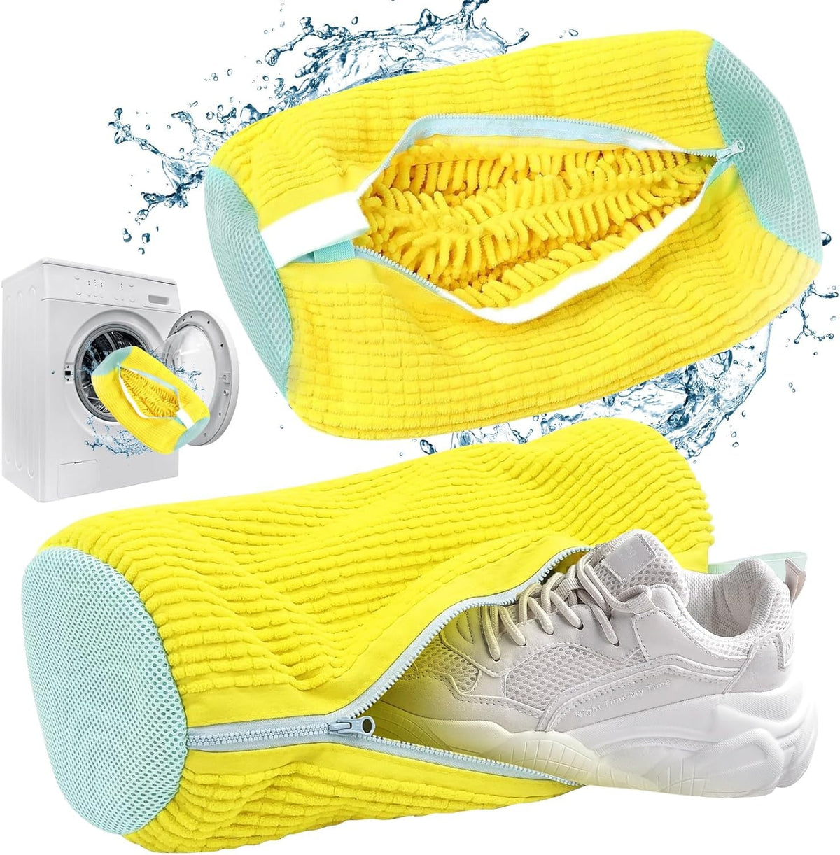 Shoe Washing Machine Bag, Laundry Shoe Bag for Washer and Dryer, Sneaker Bag for Washing Machine, for All Shoes Sizes and Types - 11203