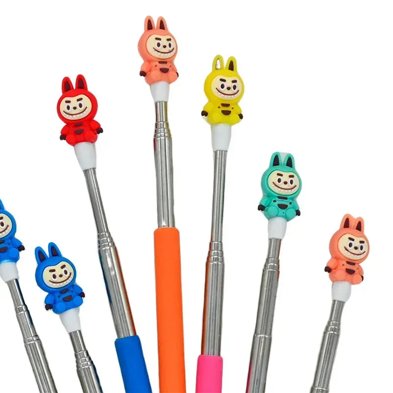 Labubu Stick for Classroom: Extendable Telescopic Presentation Teacher Pointer Stick for Classroom Whiteboard Pointer - 11288