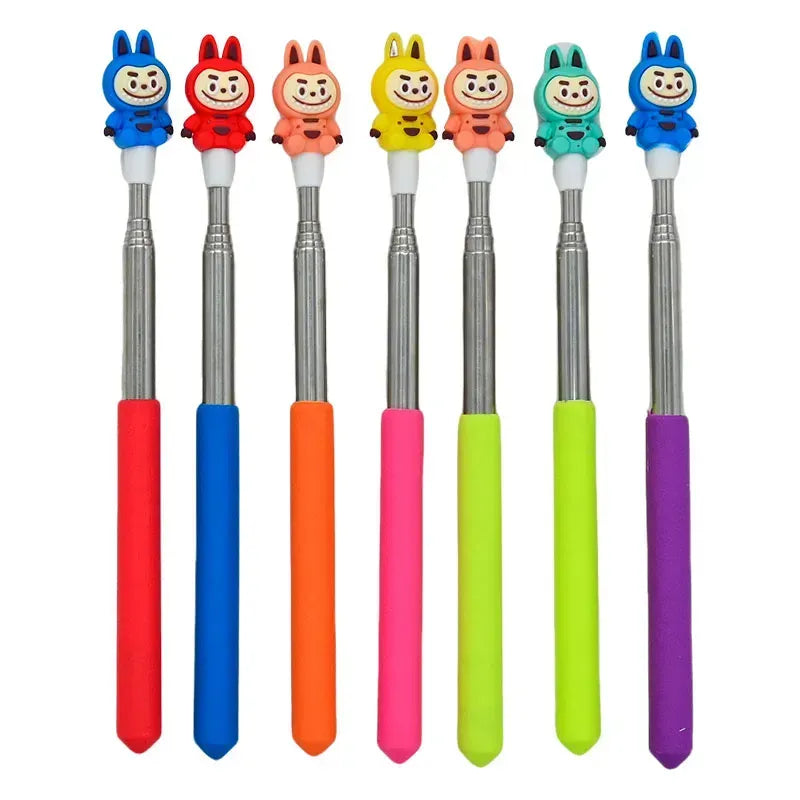 Labubu Stick for Classroom: Extendable Telescopic Presentation Teacher Pointer Stick for Classroom Whiteboard Pointer - 11288