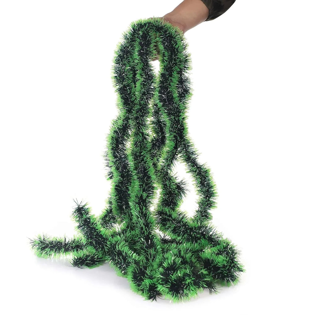(6 pcs ) Green Traditional Theme, Christmas Garland 6 fit ich - 8008
