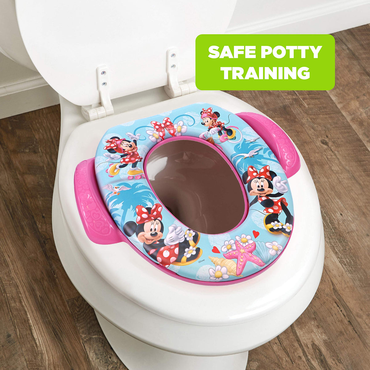 Baby Potty Seat with Support Handles (Color and Print May Vary) - 9219