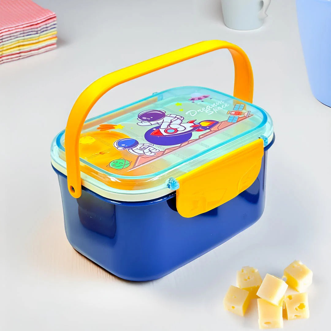 Customized Big Lunch Box with Unicorn/Dragon Design {Random Design} - 2572