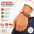 Superhero Silicone Bracelet for Kids | Adjustable Cartoon Wristband | Soft Rubber Band {Random Design} - 20819