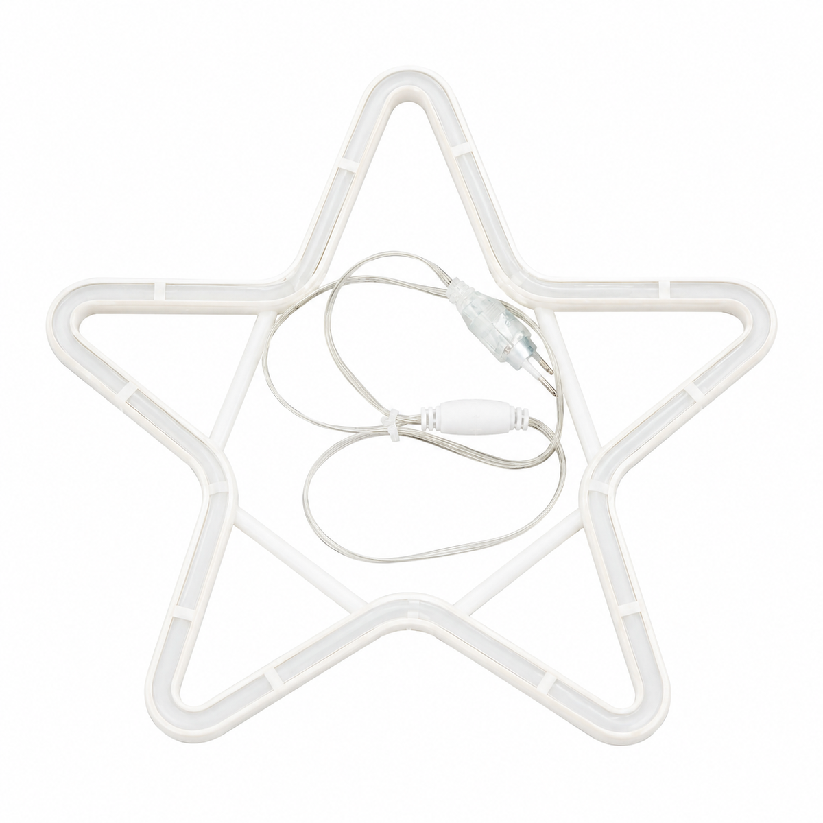 Decorative Neon Light Waterproof Hanging Light For Indoor and Outdoor Decoration with Hanging Hook (Star) - 20902