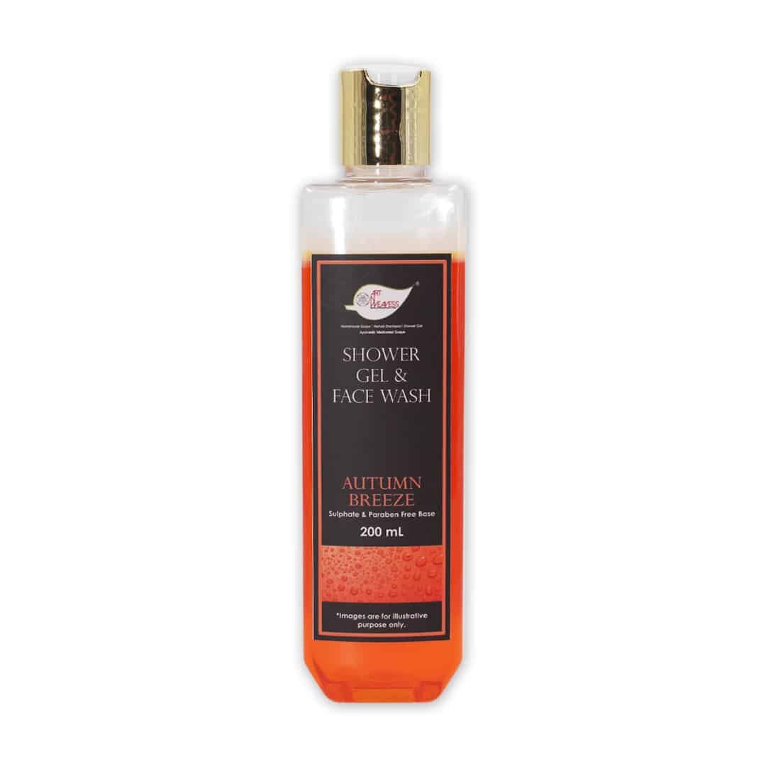 Autumn Breeze Shower Gel & Face wash with Sulphates & Parabens free Base – 200ml
