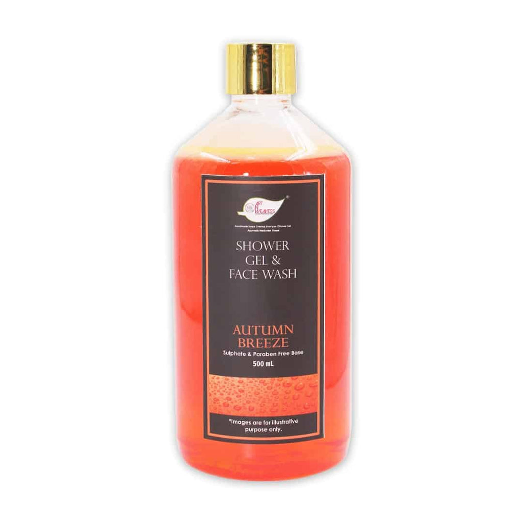 Autumn Breeze Shower Gel & Face wash with Sulphates & Parabens free Base – 500ml