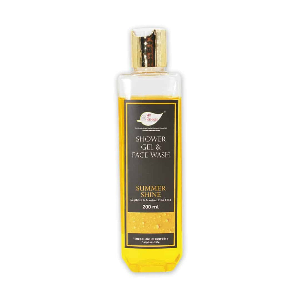 Summer Shine Shower Gel & Face wash with Sulphates & Parabens free Base – 200ml