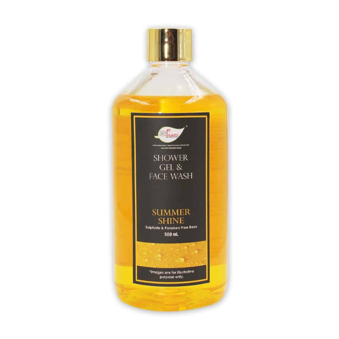 Summer Shine Shower Gel & Face wash with Sulphates & Parabens free Base – 500ml