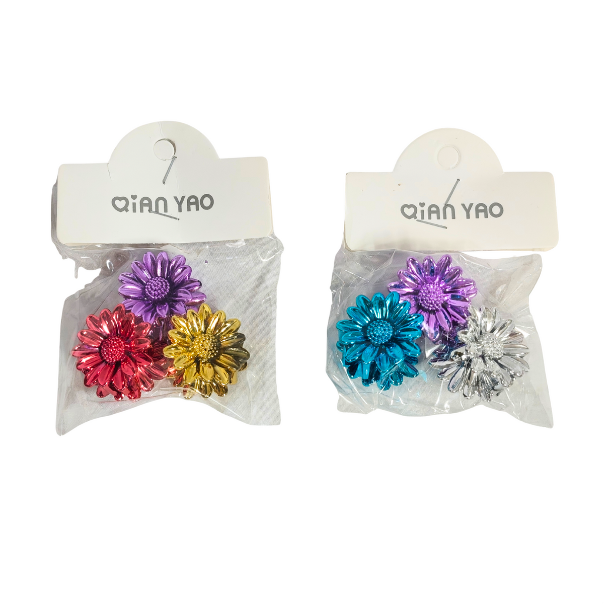 {Pack of 10} Floral Hair Clutcher Random Color for Women and Girls - 20619