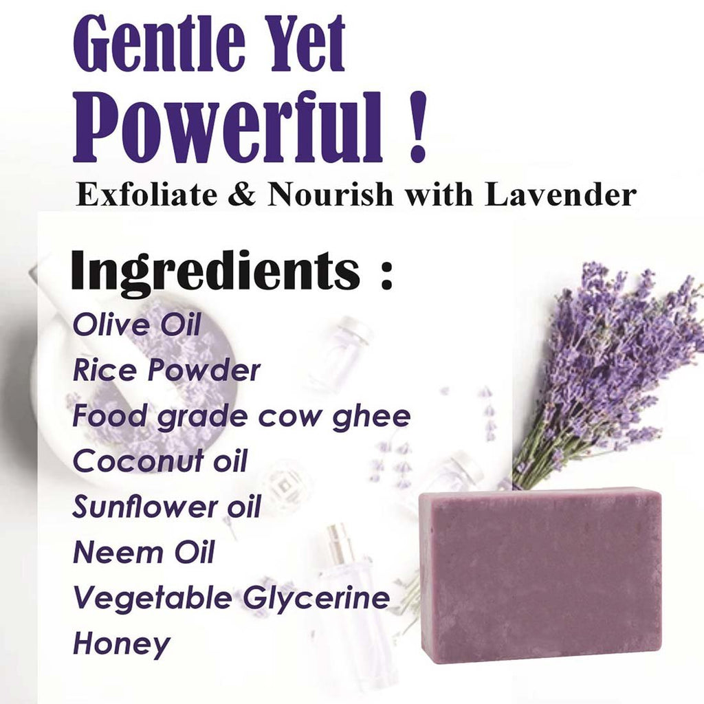 Lavender Cow Ghee Herbal Soap Gift Pack - Pack of 2