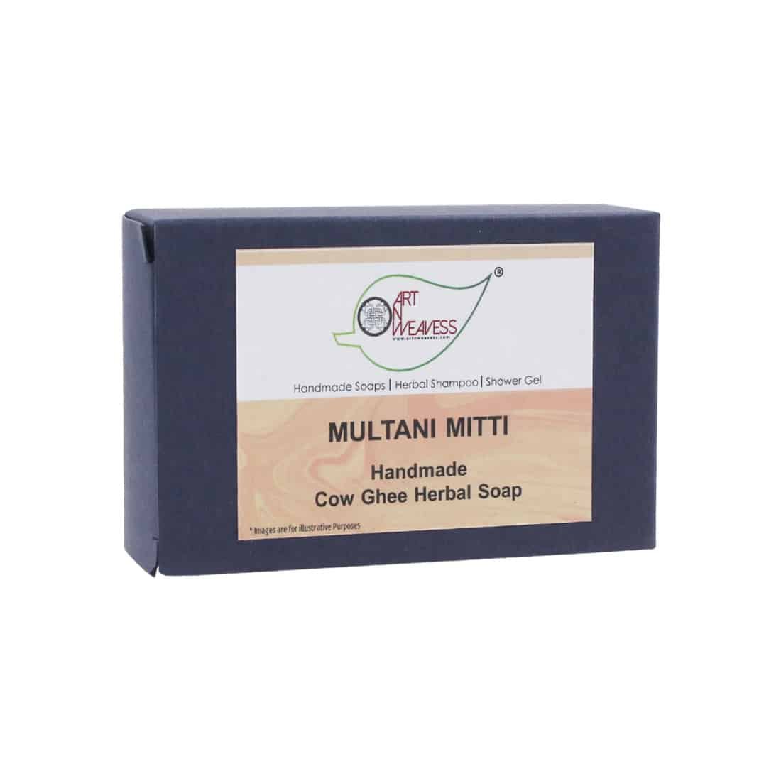 Multani Mitti Reg Cow Ghee Herbal Soap - Pack of 2