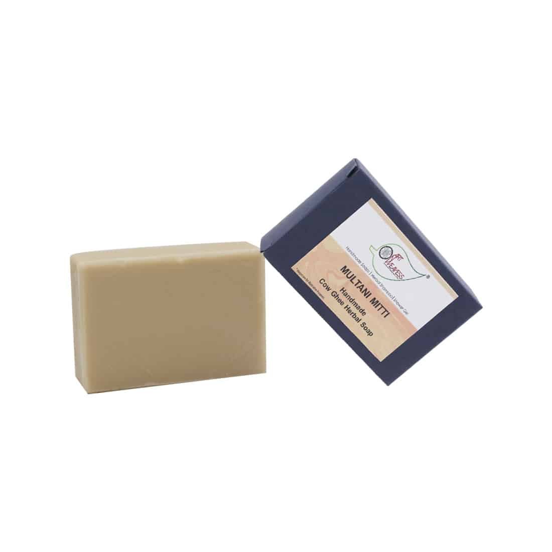 Multani Mitti Reg Cow Ghee Herbal Soap - Pack of 2