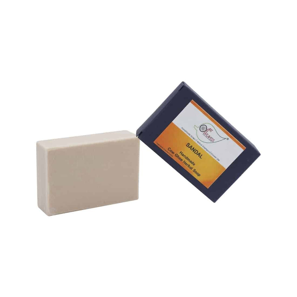 Sandal Cow Ghee Herbal Soap - Pack of 2
