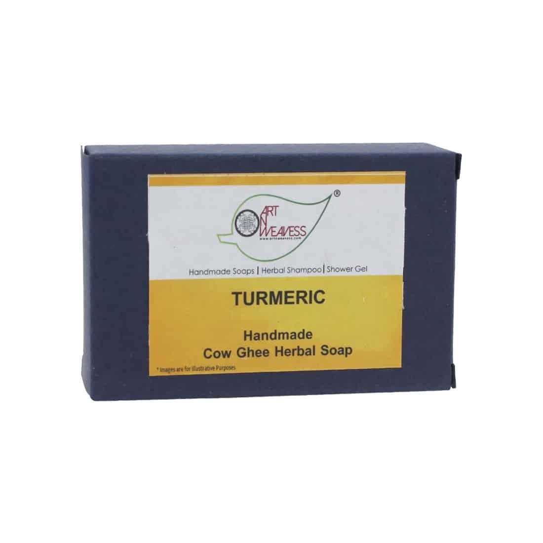 Turmeric Cow Ghee Herbal Soap - Pack of 2