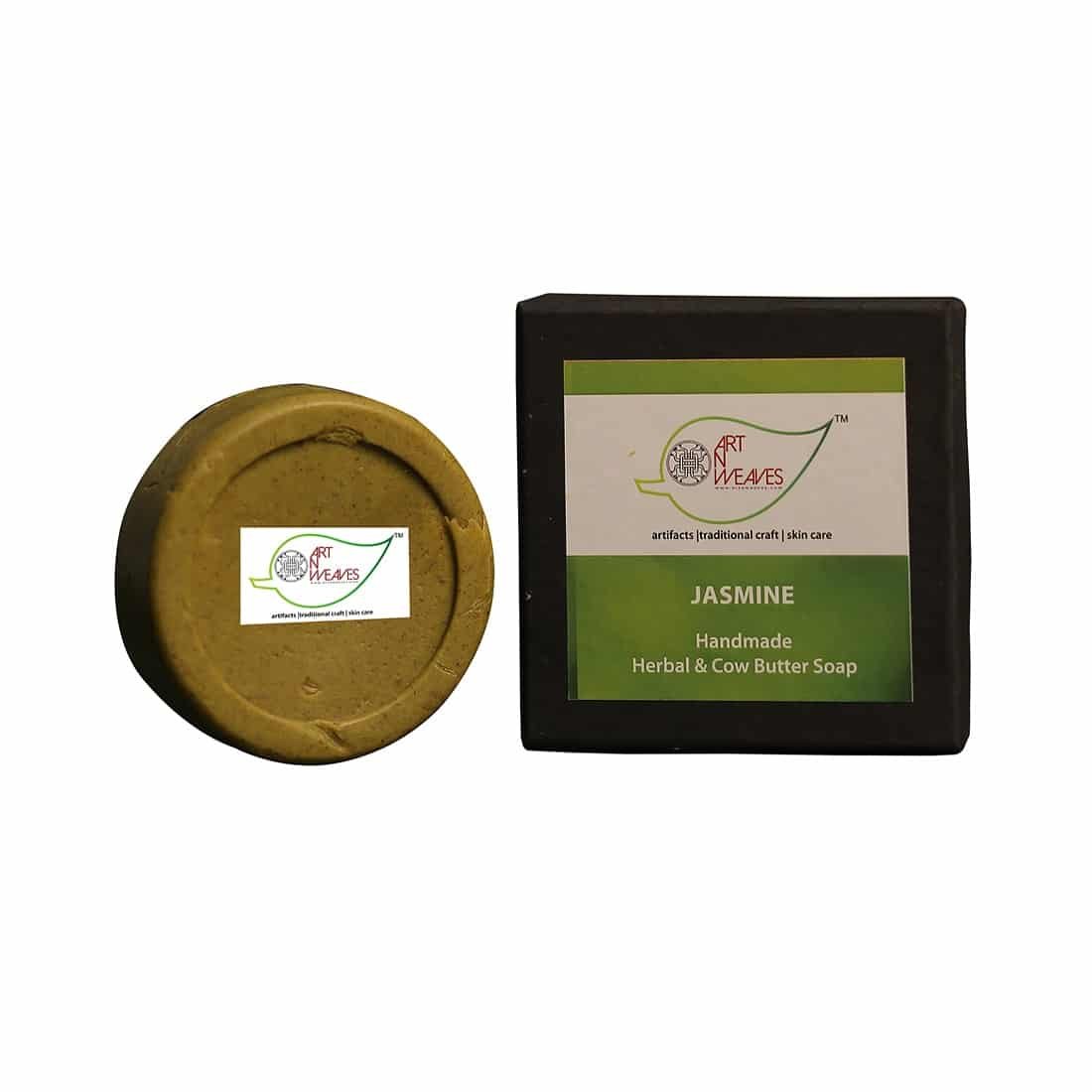 Jasmine Cow Butter Herbal Soap