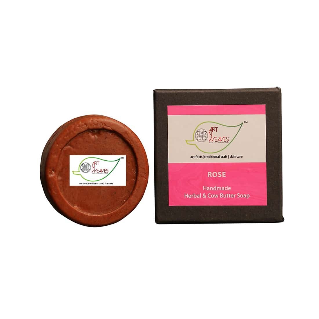 Rose Cow Butter Herbal Soap
