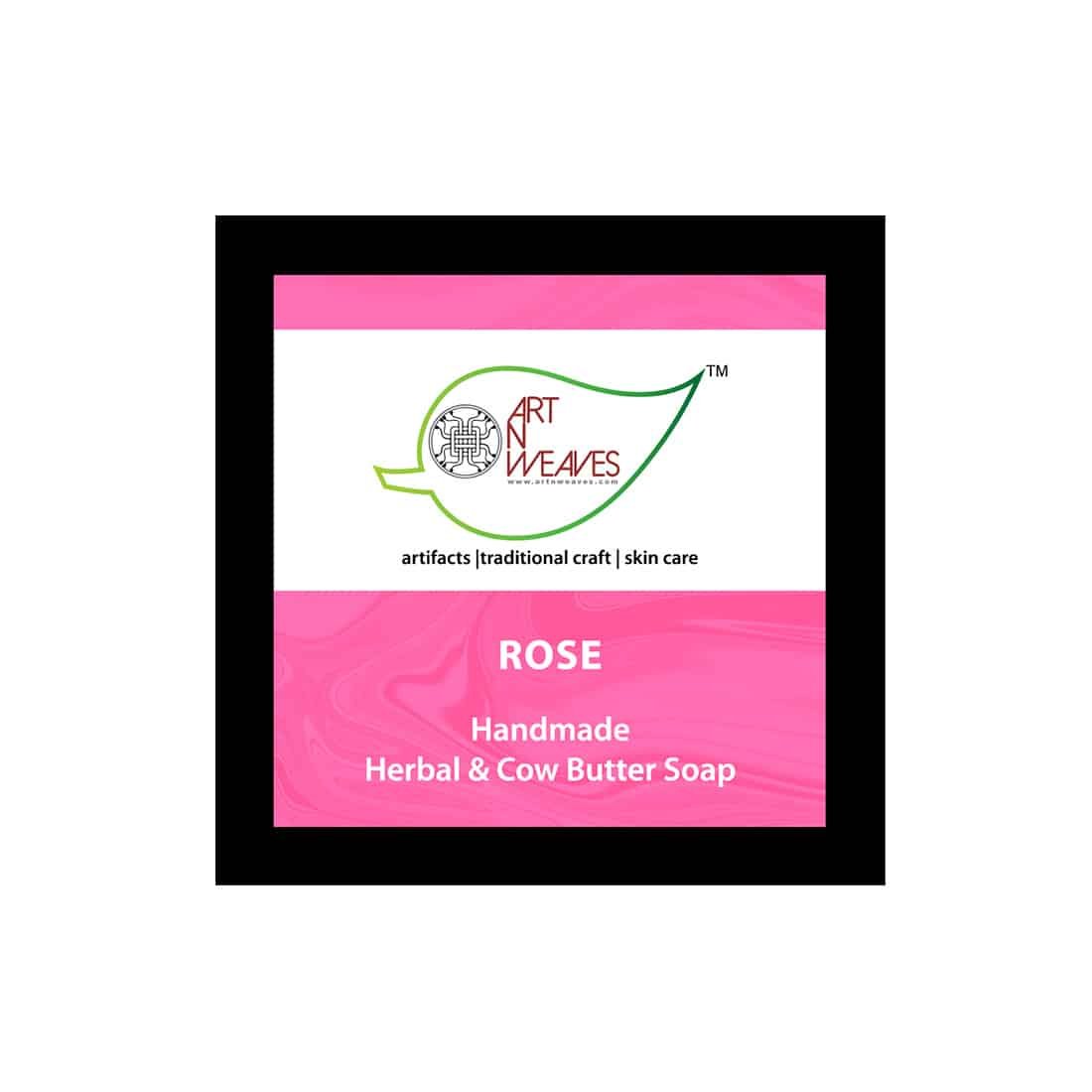 Rose Cow Butter Herbal Soap