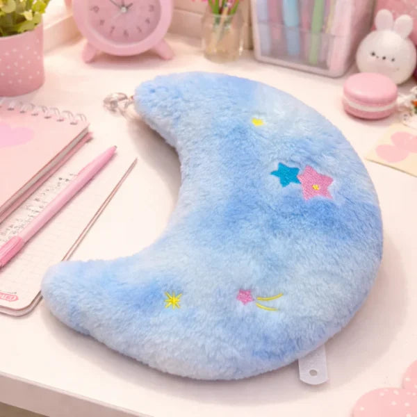 Cute Moon Soft Stuffed Plush Toy for Kids - 20076