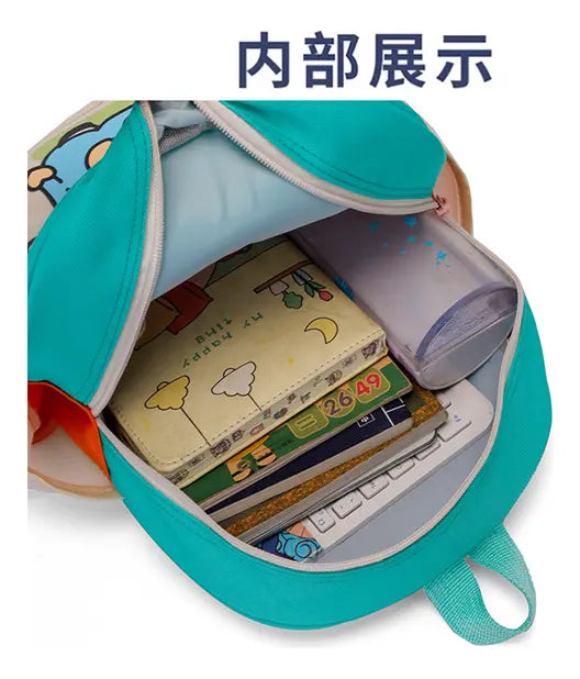Hot Selling Waterproof Cartoon Unisex Kids bag with Spine Protection for Kindergarten School {Random Color} - 20541
