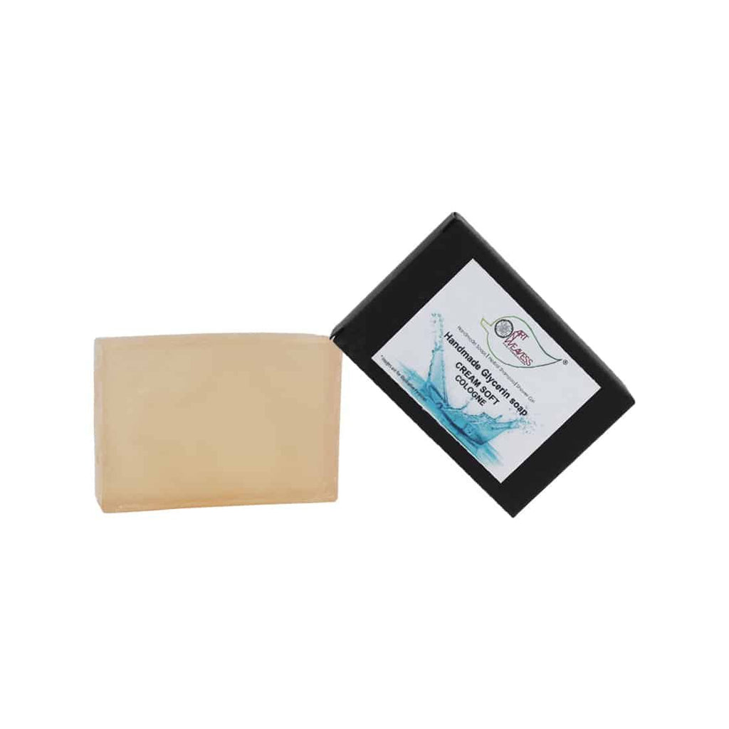 Cream Soft Cologne Glycerin Soap - Pack of 2
