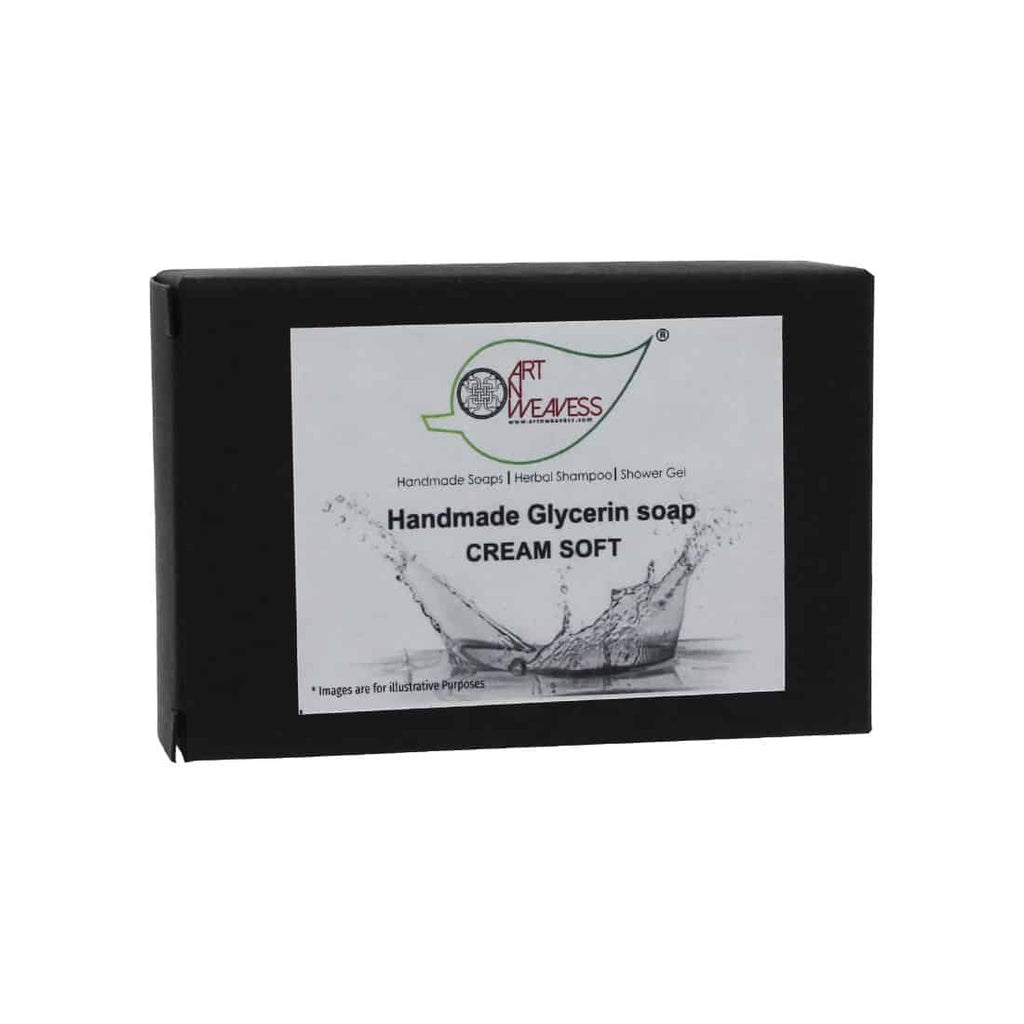 Cream Soft Glycerin Soap - Pack of 2