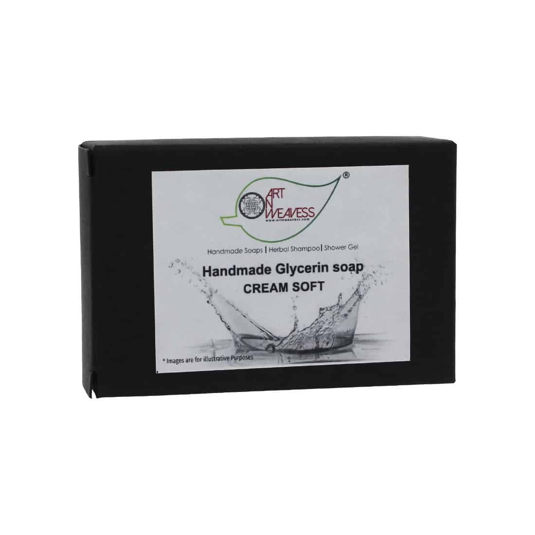 Cream Soft Glycerin Soap - Pack of 2