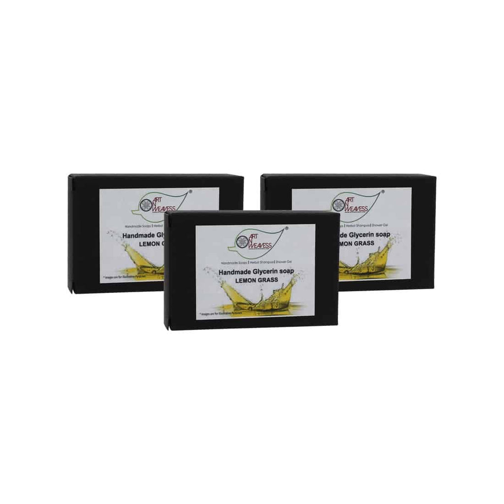 Lemon Grass Glycerin Soap – Economy Pack 3